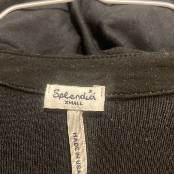 Splendid black long sleeve blouse - Picture 3 of 4